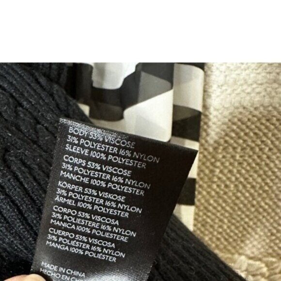 Anthropologie Puff Sleeve Cable Knit Sweater Feminine Ruffle Dainty Preppy Lace - Picture 5 of 8